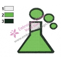 Laboratory Bottle Muppets Embroidery Design